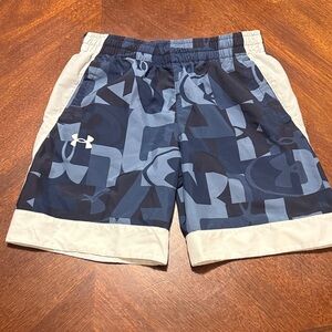 Under Armour Kids Blue and White Shorts